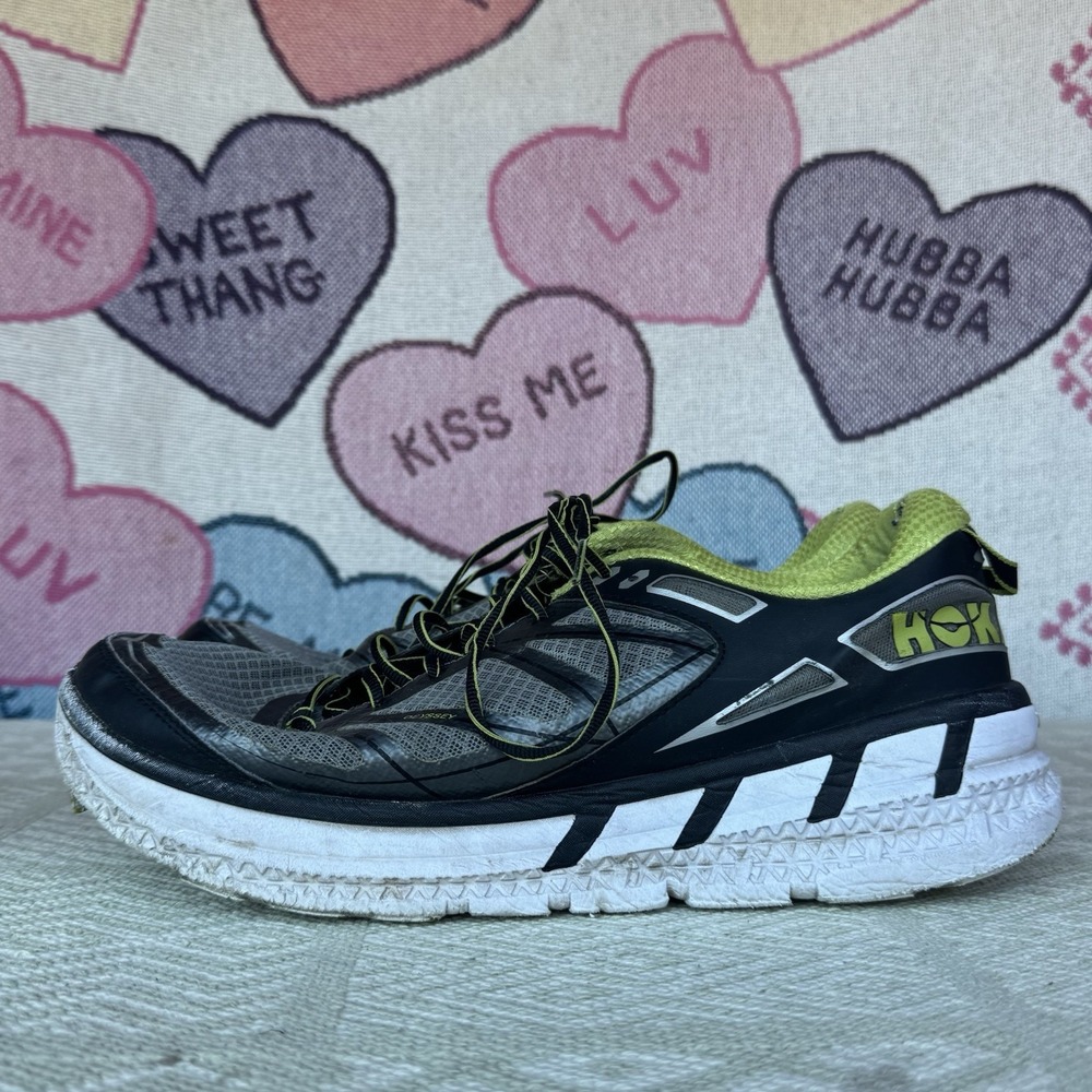 Size 12.5 - Hoka One One Mens‎ Odyssey 1007876 GYL Gray Running Shoes Sneakers
